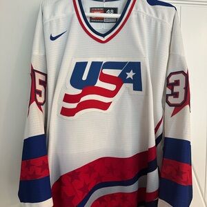 Nike USA hockey jersey World Cup of Hockey 1996 Mike Richter New York Rangers
